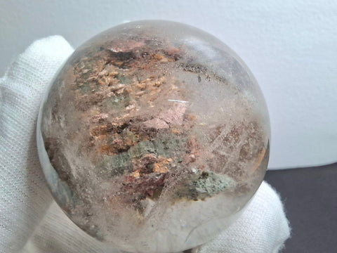 Natural Four Seasons GardenGhost Crystal Ball 47mm