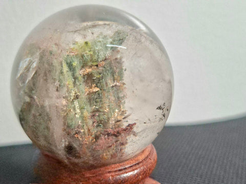 Natural Four Seasons GardenGhost Crystal Ball 47mm