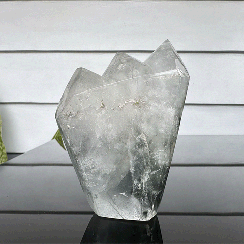 Natural Black Rutilated Quartz Multi-Terminated Point – Powerful Energy & Protection Crystal