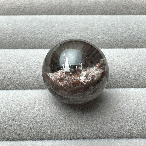 Light Purple Genuine Natural Clear Phantom Quartz Crystal Sphere 19.5mm