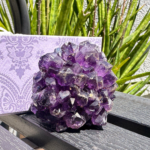 Pure Natural Amethyst Cluster | purple  crystal cluster